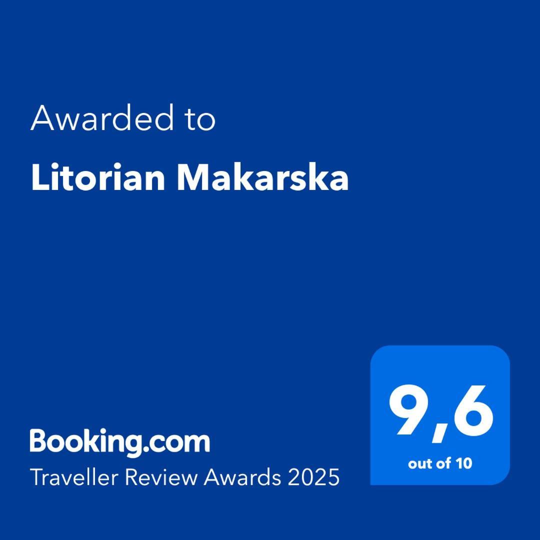 Litorian Makarska Apartment Bagian luar foto
